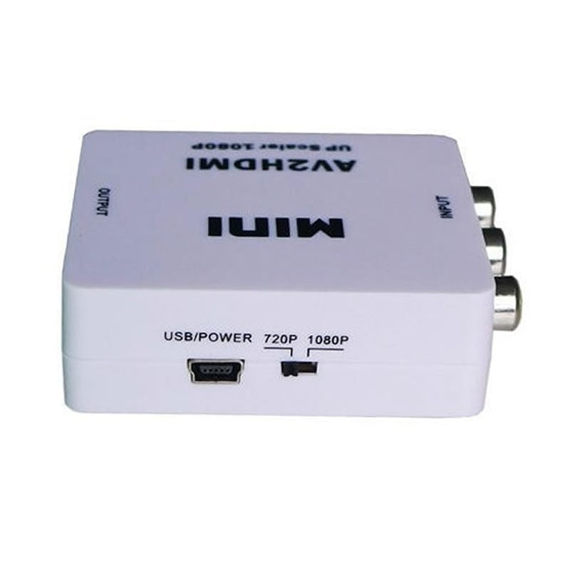 コンポジット(RCA) から HDMI に 変換 できるコンバータ 720P/108 0P対応 音声対応