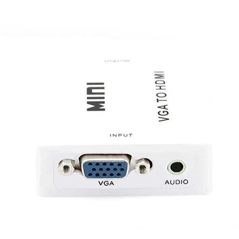 VGA から HDMI へ変換 映像アッ プコンバーター 変換アダプタ パ ソコン ディスプレイ モニター