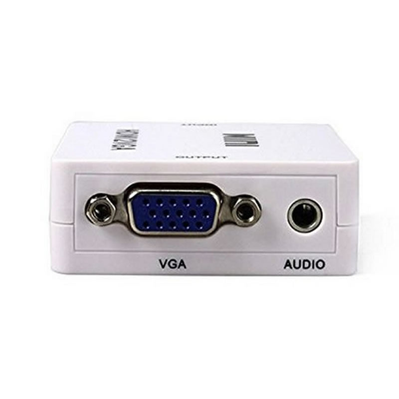 HDMI から VGA へ変換 コンバー ター 変換アダプタ HDMI信号をVG A出力信号に変換