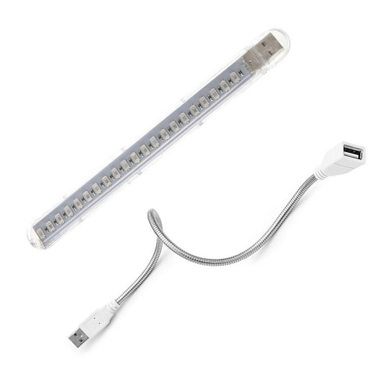 植物育成ライト LED 10W 5V USB 給電 バーライト室内植物の成長を促進 赤色+青色 フルスペクトル LED21灯 フレキシブルネック 合成促進