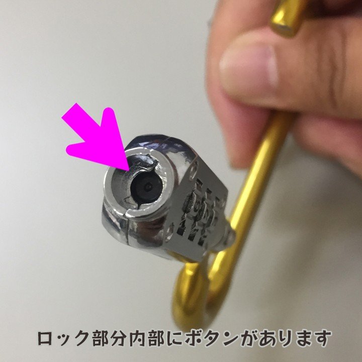万能ロックホルダー ナンバー式 カラビナ バイク用ヘルメットホルダー 簡単設置 防犯 盗難防止