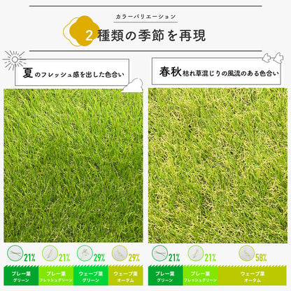 人工芝 ロール 1m×5m 芝丈35mm 24万本/1平方メートル 高耐久 リアル人工芝 芝ロール 芝マット 庭 ベランダ テラス 屋上 ガーデ ン フェイク芝生