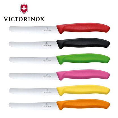 ビクトリノックス VICTORINOX トマトベジタブルナイフ 波刃 6.78 31E 包丁 キッチングッズ 調理器具 アウトドア アウトドアギア 国内正規品